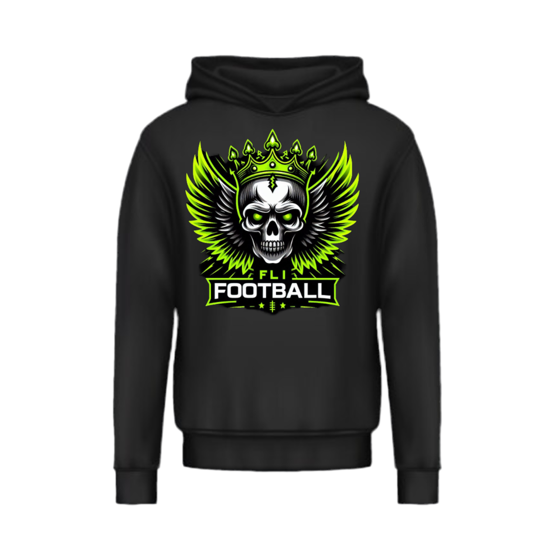 FLi Football Skull Hoodie