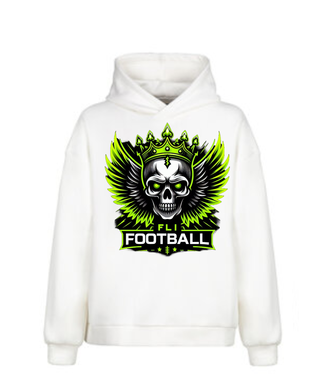 FLi Football Skull Hoodie